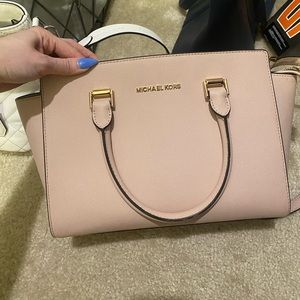 Pink Michael Kors crossbody bag